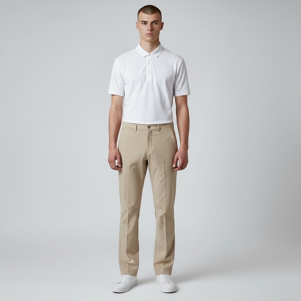 J.Lindeberg Pants‎ Men's 38 Safari Beige Elliot Micro Golf Stretch Performance
